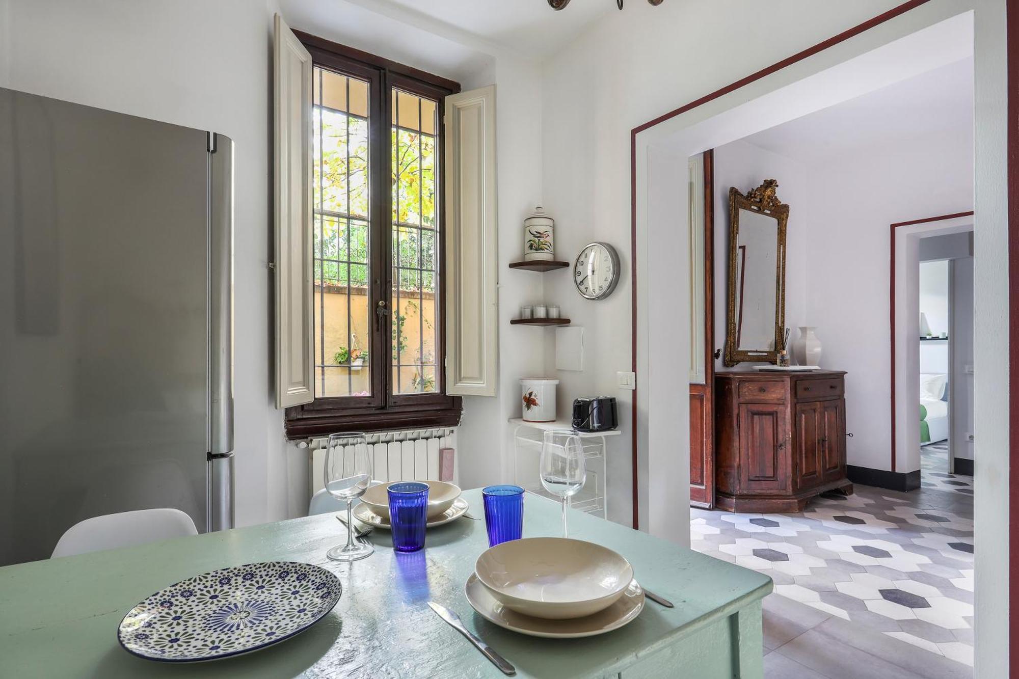 One-Bedroom Apartment With Patio フィレンツェ エクステリア 写真